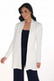 Front of the Blingy Long Cardigan style 254998 from Frank Lyman in the color winter white