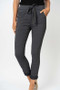 Front of the Side Ribbon Hot Wash Jegging style 2120HW from Look Mode in the color dark grey