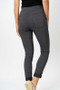 Back of the Side Ribbon Hot Wash Jegging style 2120HW from Look Mode in the color dark grey