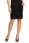 Front of the Classic Straight Skirt style 079 from Frank Lyman in the color black