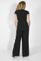 Back of the Rhinestone Trim Jumpsuit style 232154 from Frank Lyman in the color black