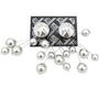 Silver-Tone Faux Pearl Clip-On Earrings SKU 29506 from Jeff Lieb