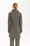 Back of the Florence Ruffle Houndstooth Jacket style 485-12435 from Isle in the Oro print