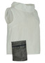 Side of the Aris Vest with Net Pocket NW-4290 from Kozan in the colors white and black