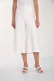 Front of the Cropped Wide Leg Culottes style 261113 from Frank Lyman in the color off-white