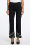 Front of the Fringe and Pearl Jeans style P341BLKP from Ethyl in the color black