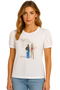 Front of the Fashion Girls T-Shirt style 261309 from Orly in the color white