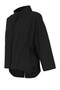 Side of the Vance Mock Neck Zip Jacket style GR-2918 from Kozan in the color black