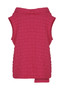 Back of the Textured Aris Vest style SP-4290 from Kozan in the color flamingo