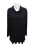 Front image of the Janesse Tunic from Kozan in the color black