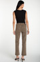 Front of the Animal Print Kennedy Straight Pants style LM3161QE8P72 from Liverpool in the color khaki/animal