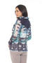Back of the Lace Zip Up Jacket style T6846-6493 from Tango Mango in the multicolor print
