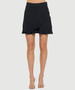 Front of the Air Flow Ruffle Skort style S1875AF from Last Tango in the color black