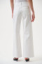 Back of the Classic Wide-Leg Stretch Jeans style 251968XCO from Joseph Ribkoff in the color white