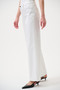 Side of the Classic Wide-Leg Stretch Jeans style 251968XCO from Joseph Ribkoff in the color white