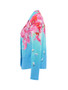 Side of the Summer in Santorini Blazer style 26609 from Dolcezza in the multicolor print