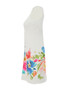 Side of the Spring Delight Sleeveless Floral Dress style 26706 from Dolcezza in the multicolor print
