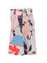 Side of the Interlaced Print Skort style 36243 from Dolcezza in the multi print