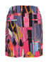 Back of the Baisti Print Skort style 36292 from Dolcezza in the multi print