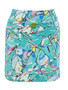 Front of the Half Moon Morning Print Skort style 36262 from Dolcezza in the multicolor print
