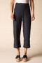 Front of the Monterey Button Capri Pants style 20564 from Habitat in the color black