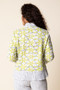 Back of the Crinkle Crepe Button-Up Shirt 21622 from Habitat in the leaf print