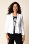 Front of the Stonewash Blazer Jacket style 31521 from Habitat in the color white