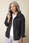 Front of the Cool Tech Chatham Jacket style 17948 from Habitat in the color black