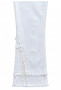 Close up of the Journey Fringe Flare Pants style Z13WHT from Ethyl in the color white
