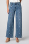 Front of the Luxe Stride Wide Leg style EM7B45CHF from Liverpool Jeans in the color opulent oasis