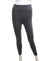 Front of the Bamboo Leggings from Pure Essence in the color charcoal