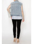 Back of the Denim Jacket with Sparkly Details & Net Mesh Sleeves style 4777 from Origami in the color denim
