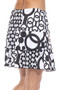 Back of the Polka-Dot Ruffle Skort style SK9369S-6462 from Tango Mango in the colors black and white