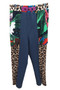 Front of the Boho Print Cropped Side Pocket Pants style P12403C from Eva Varro in the boho combo print