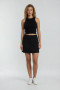 Front of the Pocket Skort style S12464 from Eva Varro in the color black