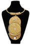 Gold-Tone Statement Twist Wire Necklace SKU 30731 from Jeff Lieb