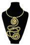 Chartreuse Twist Wire Statement Necklace SKU 30741 from Jeff Lieb