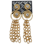 Gold-Tone Chain Link Stud Earrings SKU 30743 from Jeff Lieb