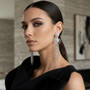 Silver Chain Link Stud Earrings SKU 30744 from Jeff Lieb