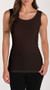 Front of the Scoop Neck Camisole style 010 from Frank Lyman in the color mocha