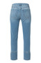 Back of the Kennedy Straight Jeans with Wide Cuff & Slits style LM3175SS8 from Liverpool Jeans in the color cowboy sky