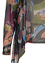 Close up of the Botanica Print Mila Mesh Topper style CL-411765 from Kozan
