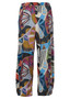 Back of the Abstract Print Jade Pant style VG-3911 from Kozan in the Klee print
