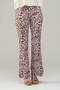 Front of the Animal Print Techno Pants style BCP1857APR from Insight in the cheetah print