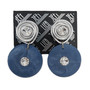 Denim Blue Stone Clip-On Earrings SKU 29476 from Jeff Lieb