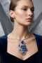 Blue & Silver Twist Wire Necklace SKU 31227 from Jeff Lieb