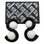 Black & White Rubber Pendant Earrings SKU 31249 from Jeff Lieb