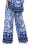 Back of the Serenity Lily Pants style SERE-PT-01 from Kokomo in the colors blue and white