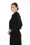 Back of the Rhinestone Trim Knit Bolero style 269011 from Frank Lyman in the color black