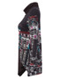 Side of the Trevi Print Cowl Neck Top style 76642 from Dolcezza in the multi print